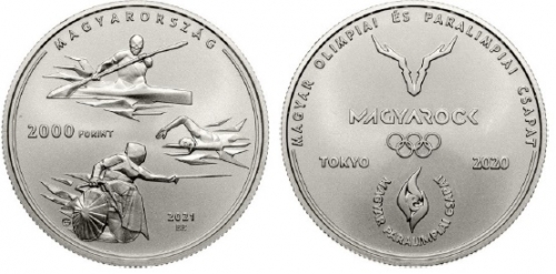 2021 XXXII. Nyári Olimpiai Játékok színesfém érme 2021 XXXII. Nyári Olimpiai Játékok színesfém érme